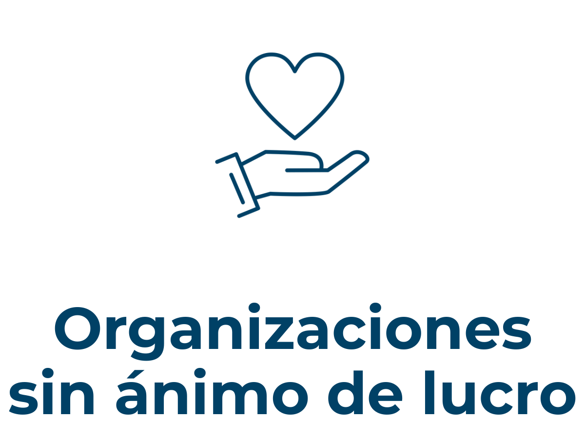 Organizaciones sin ánimo de lucro