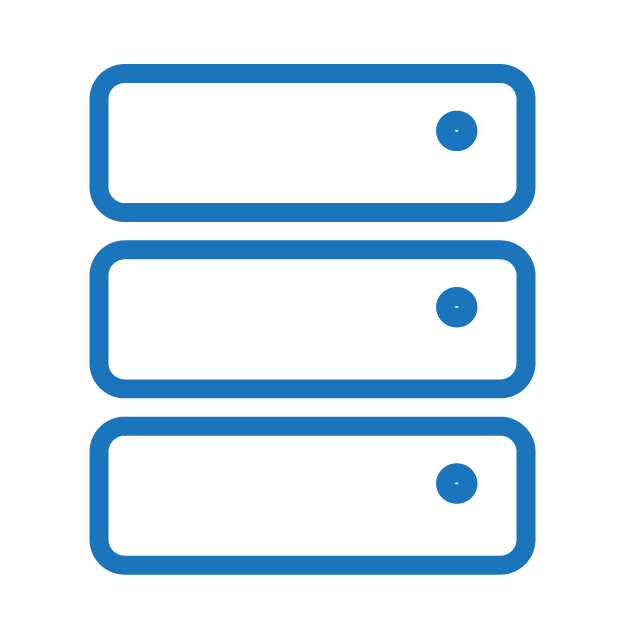 Data warehouse-icon-blue