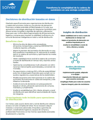 Ficha técnica de Solver para la industria de distribución