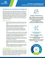 Ficha técnica de Solver para la industria manufacturera