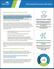 Solver for Nonprofit Datasheet 