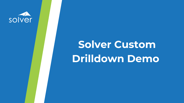 Solver Custom Drilldown Demo