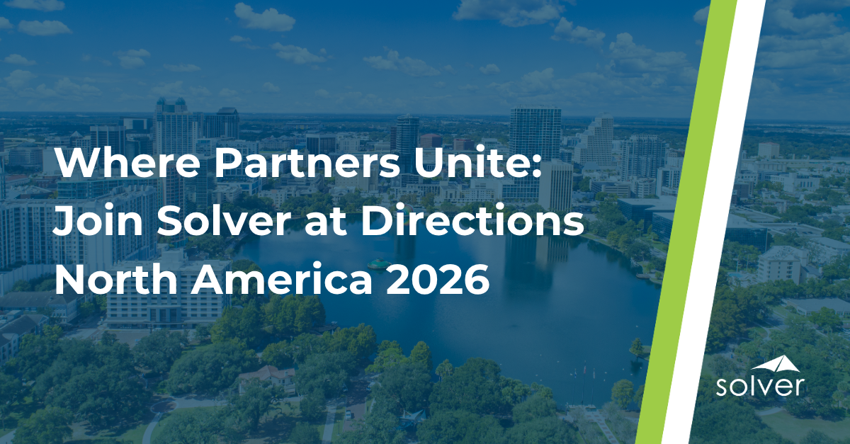 Where Partners Unite Join Solver at Directions North America 2026