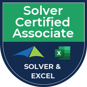Solver Certified Excel